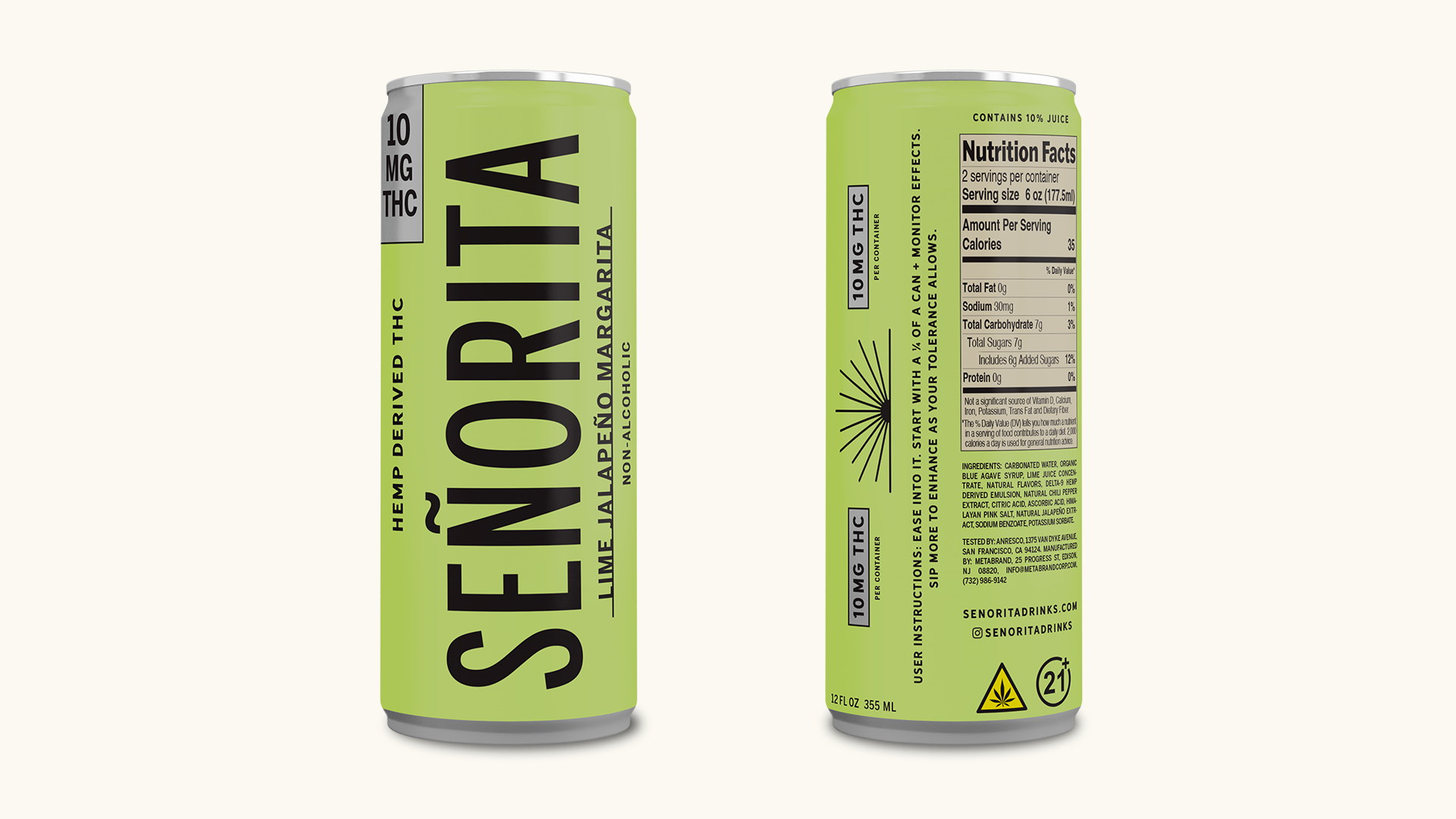 LIME JALAPEÑO MARGARITA - (4 Pack)