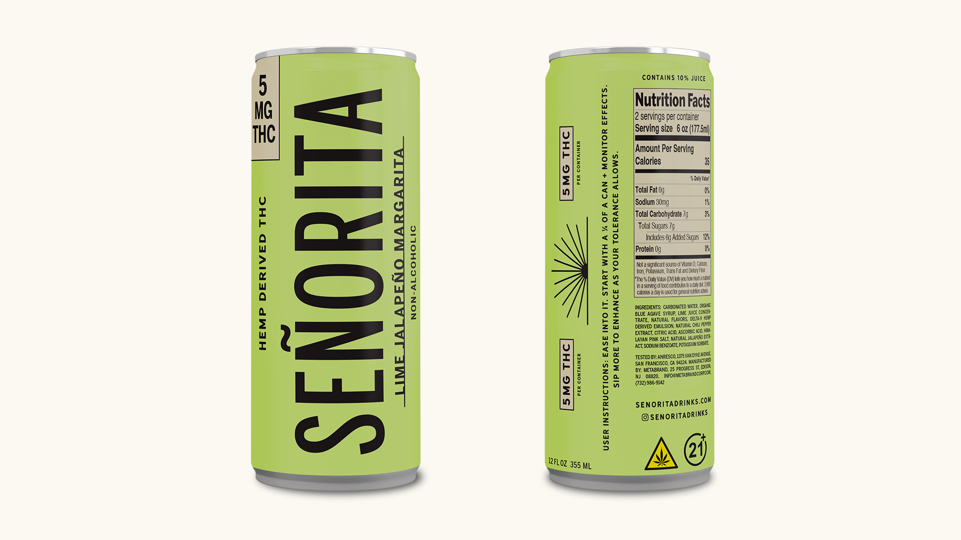 LIME JALAPEÑO MARGARITA - (4 Pack)