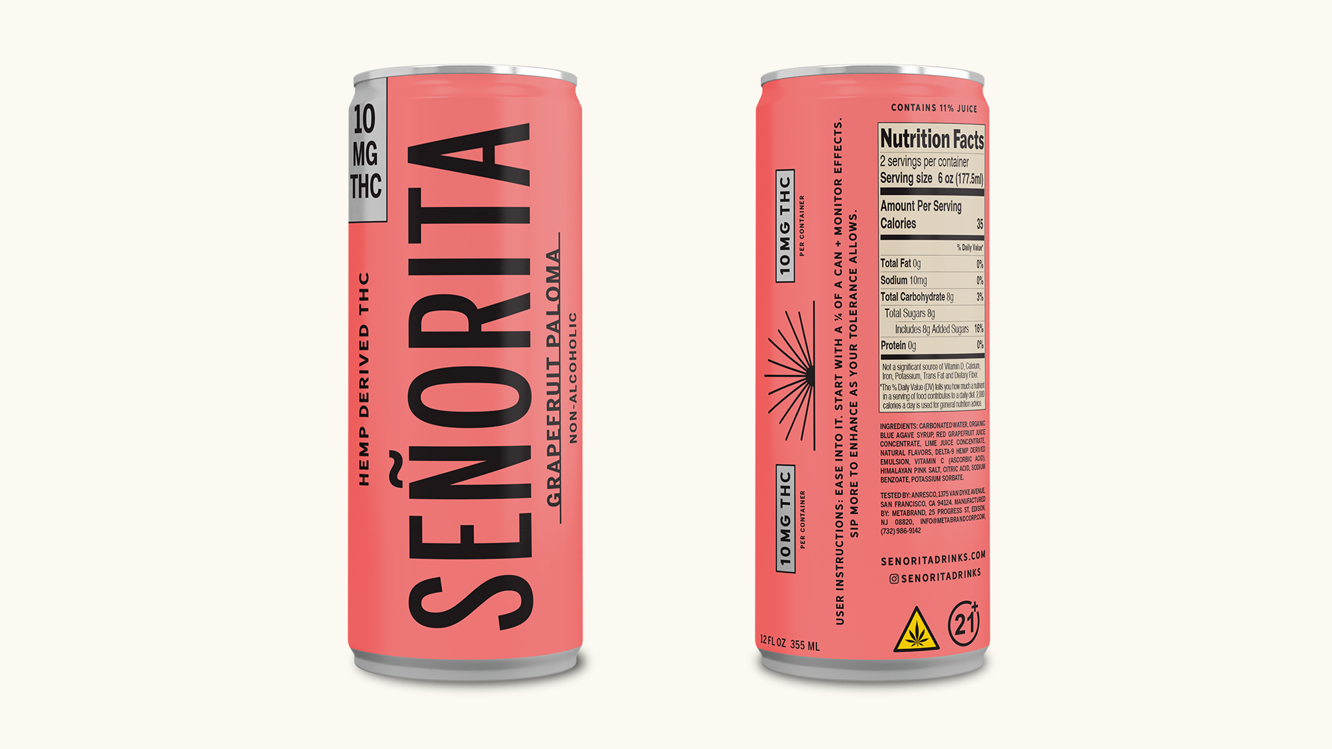 GRAPEFRUIT PALOMA - (4 Pack)