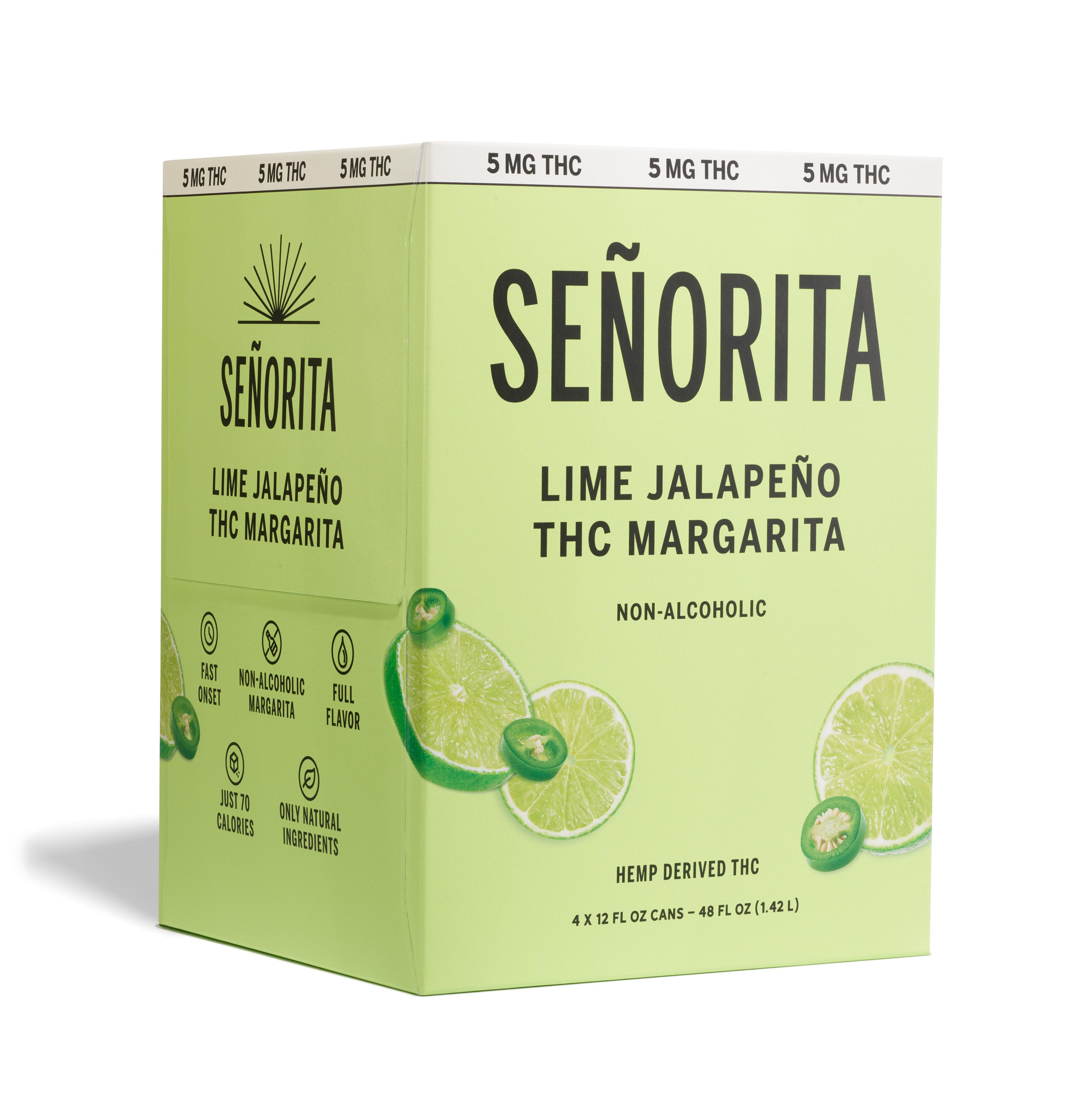 THC Margarita - 5 mg and 10 mg THC-Infused Lime Margarita